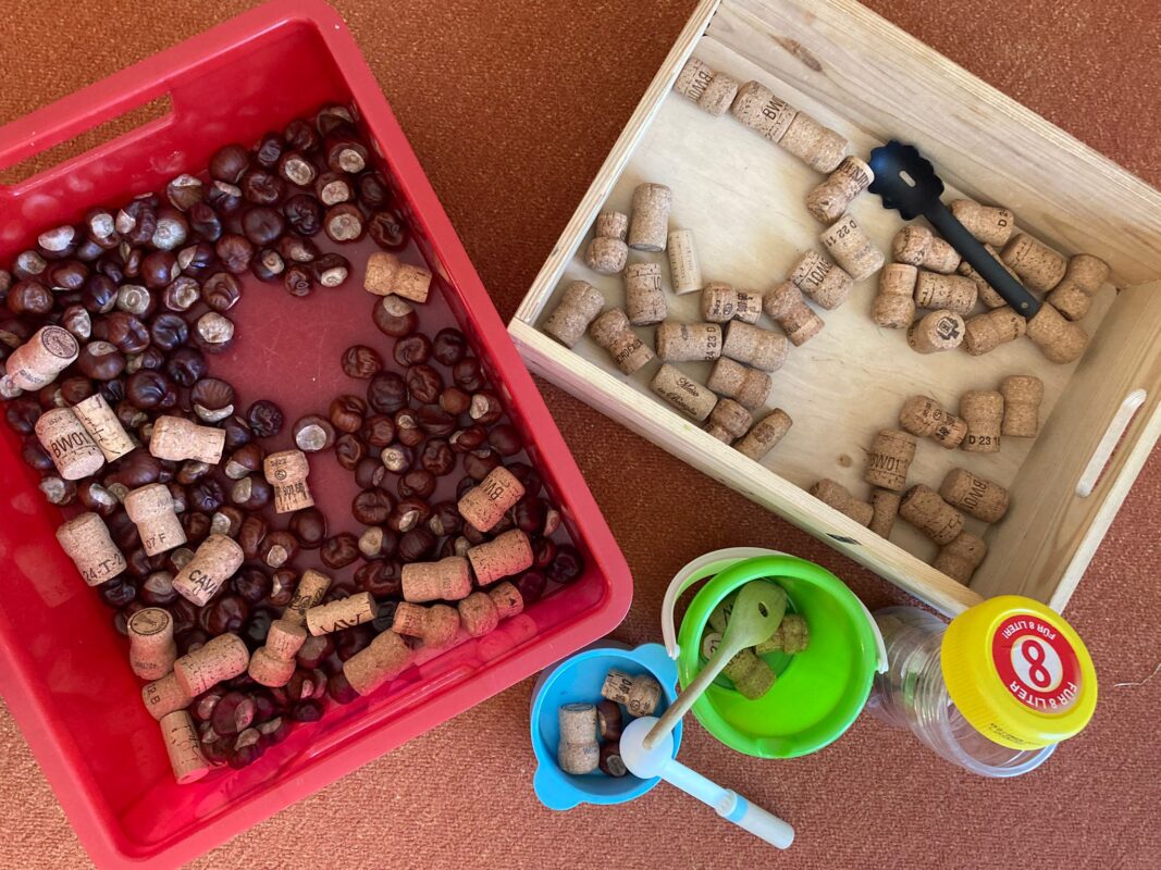natürliches Spielmaterial